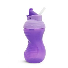 Munchkin Mighty Grip Flip Straw Sippy Cup 10oz - Purple