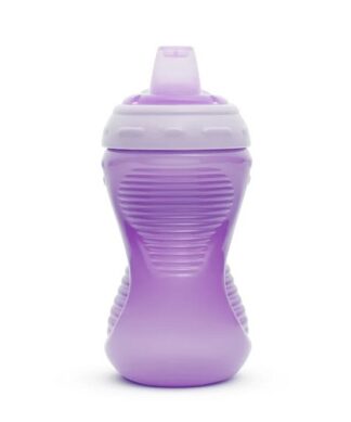 Munchkin Mighty Grip Soft Sprout Spill Proof Sippy Cup 10oz - Purple