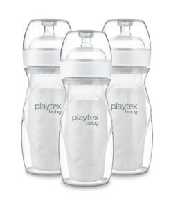 Playtex Baby Nurser With Drop Ins Liners Baby Feeding Bottle 8 oz. 3 Pack