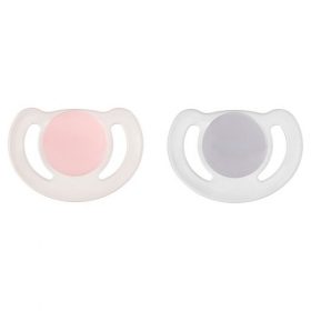 Parent's Choice Silicone Orthodontic Vent Pacifiers , 2 count Pink & Lilac Newborn 0M+