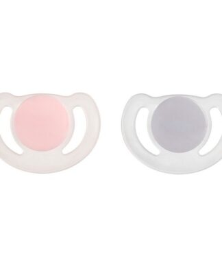 Parent's Choice Silicone Orthodontic Vent Pacifiers , 2 count Pink & Lilac Newborn 0M+