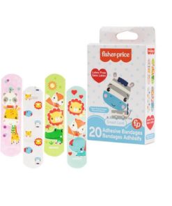 Fisher Price Sterile latex free Adhesive Bandages 20Pcs