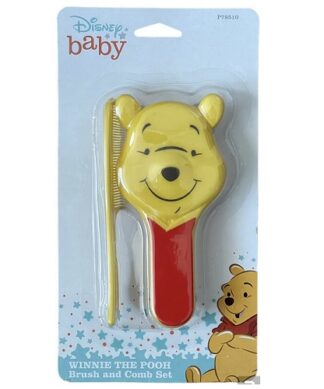 Disney Winnie The Pooh Baby Hair Brush And Comb Set