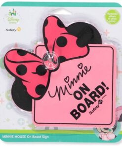 Disney Minnie Mouse Baby on Board Car Safety Sign