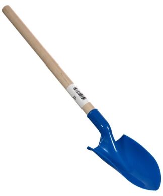 Kids Coloured Shovels With Wooden Handles For Bach Sand - Blue