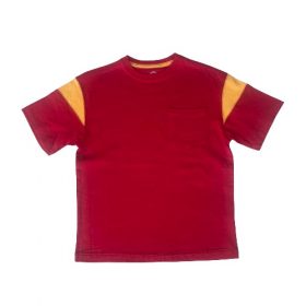 Wonder Nation Boys Oversized Solid Pocket Short Sleeve T-Shirt