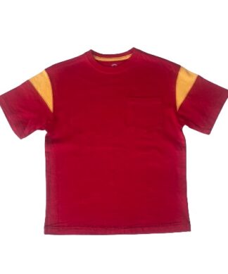 Wonder Nation Boys Oversized Solid Pocket Short Sleeve T-Shirt