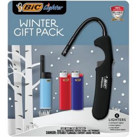 BIC Fire Lighter Holiday Gift Set of 4