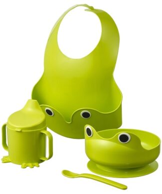 Ikea Mata 4 Piece Baby Feeding Set - Green