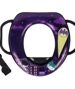 DC Comics Batman Soft Potty Training Seat Wit Storage Hook & Handles