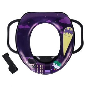 DC Comics Batman Soft Potty Training Seat Wit Storage Hook & Handles