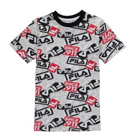 Fila Boys Classic Logo Short Sleeve T-shirt - BRG