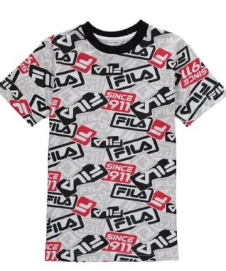 Fila Boys Classic Logo Short Sleeve T-shirt - BRG