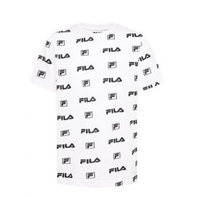 Fila Boys Classic Logo Short Sleeve T-shirt - BW