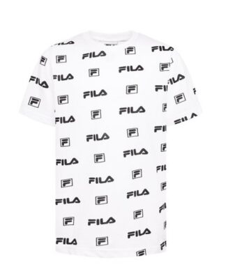 Fila Boys Classic Logo Short Sleeve T-shirt - BW