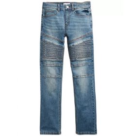 Big Boys Speedy Slim-Fit Stretch Moto Jeans - Medium Wash