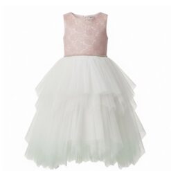 American Princess Girls Rose Embellished Special Occasion Dress