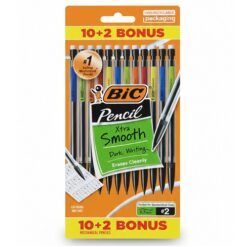 Bic Xtra Smooth Mechanical Pencils - Medium Point 0.7mm No. 2 - 10 Count + 2 Free