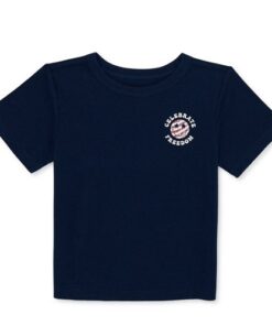 Americana Kids Celebrate Freedom Short Sleeve T- Shirt - Blue