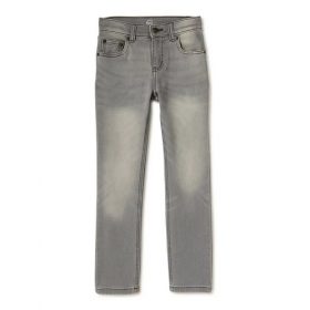 Wonder Nation Boys Relax Slim Knit Jeans Pant- Grey