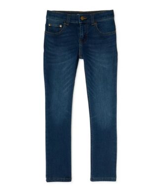 Wonder Nation Boys Relax Slim Knit Jeans Pant- Blue