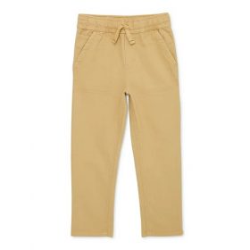 365 Kids Boys Stretch Twill Pants - Khaki Brown