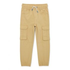 365 Kids Boys Cargo Joggers - Khaki Brown