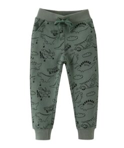 Garanimals Baby Boys Print French Terry Joggers Pants - Green