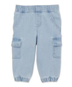 Garanimals Baby Boys Woven Jeans Joggers - Light Blue