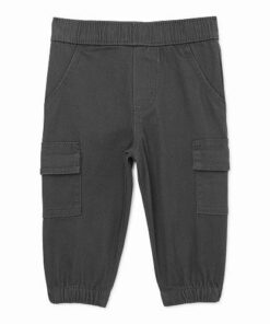 Garanimals Baby Boys Woven Solid Joggers - Grey