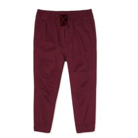 Garanimals Baby & Toddler Boys Solid Woven Joggers - Burgundy