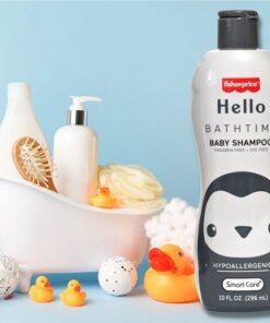 Fisher-Price Hello Bathtime Hypoallergenic Baby Shampoo ~ Paraben Free & Dye Free, 296ml