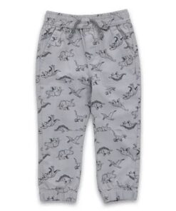 Garanimals Baby and Toddler Boys Print Woven Joggers - Grey