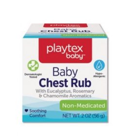 Playtex Baby Chest Rub with Eucalyptus, Rosemary & Chamomile Aromatics Non-Medicated 2 oz