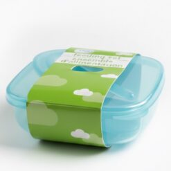 Angel Of Mine BPA Free Baby Food Bowl With Spoon And Lid - Blue