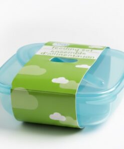 Angel Of Mine BPA Free Baby Food Bowl With Spoon And Lid - Blue