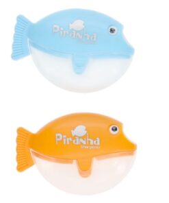 Jot Plastic Piranha Pencil Sharpeners, 2 Pieces