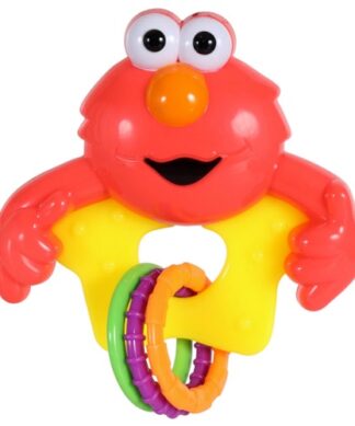 Sesame Street Beginnings Baby Elmo Rattle With Yellow Star