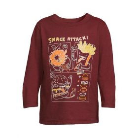 Garanimals Toddler Boys Long Sleeve T-shirt Top - Snack attack