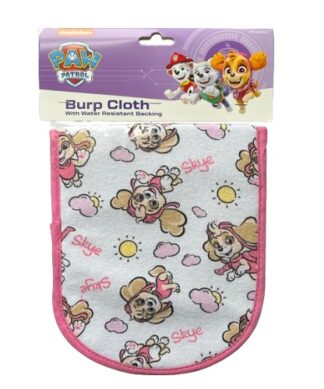 Nickelodeon Paw Patrol Skye Baby Burp Cloth With Water Resistant Back