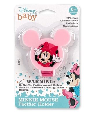 Disney Minnie Mouse Baby Pacifier Holder Clip