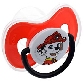 Paw Patrol Marshall Orthodontic Baby Pacifier With Cover 0m+, Red