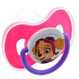 Paw Patrol Skye Orthodontic Baby Pacifier With Cover 0m+, Pink