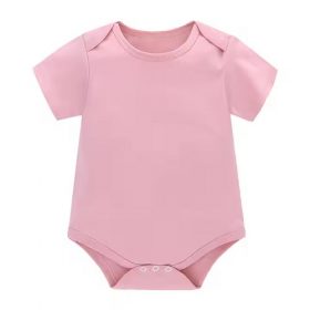 Angel Of Mine 100% Cotton Baby Girls Bodysuit - Plain Pink