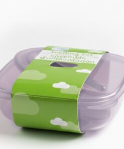 Angel Of Mine BPA Free Baby Food Bowl With Spoon And Lid - Pink