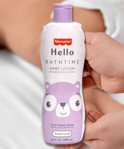 Fisher-Price Hello Bathtime Hypoallergenic Baby Lotion ~ Paraben Free & Dye Free, 296ml