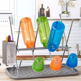 Parent's Choice Stainless Steel Baby Feeding Bottle Drying Rack