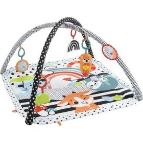 Fisher-Price 3-in-1 Music, Glow and Grow Gym Activity Play Mat