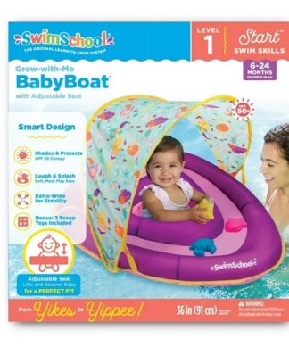 Swim School Grow-With-Me Baby Boat and Pool Toy