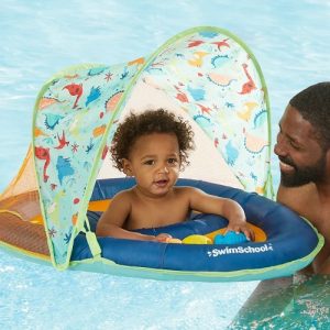Swim School Grow-With-Me Baby Boat and Pool Toy Dino KIDS